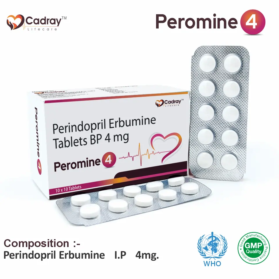 Perindopril Erbumine 4mg Tablet | Perihype in PCD Pharma Franchise